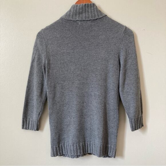 Banana Republic Factory Cardigan Sweater Gray Size XS - Picture 2 of 9